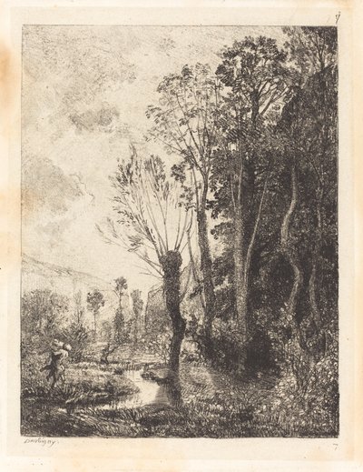 Szatír (A szatír) alkotó: Charles Francois Daubigny
