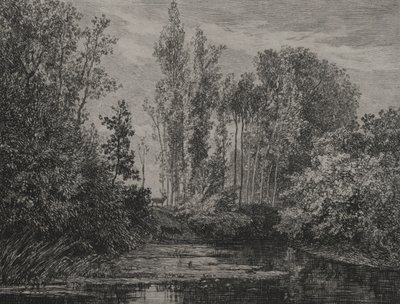 Szarvasok a vízparton alkotó: Charles Francois Daubigny