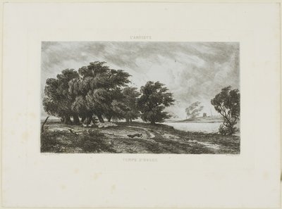Viharos idő alkotó: Charles Francois Daubigny