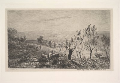 Napkelte, 1850. alkotó: Charles Francois Daubigny