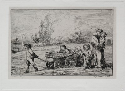 A hajókirándulás: költözés a "Le Botinba" (A hajó berendezése) vagy a hajóra költözés alkotó: Charles Francois Daubigny
