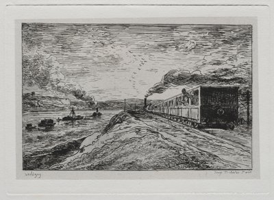 The Boat Trip: The Departure The Return, 1861. alkotó: Charles Francois Daubigny