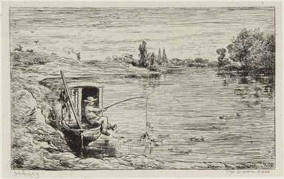 A halászó hajósinas alkotó: Charles Francois Daubigny