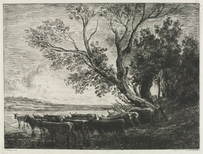 A Ford, 1865. alkotó: Charles Francois Daubigny