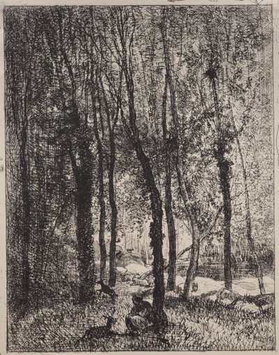 A kecskepásztorlány alkotó: Charles Francois Daubigny