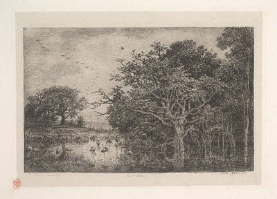 A mocsarak, 1851. alkotó: Charles Francois Daubigny
