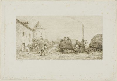 Az aratógép alkotó: Charles Francois Daubigny