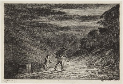 Fogadó keresése alkotó: Charles Francois Daubigny