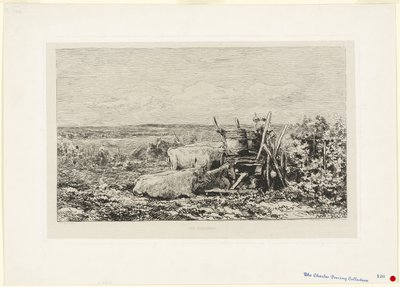 A szüret (a morván szuvenírje) alkotó: Charles Francois Daubigny