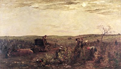 A borszüret Burgundiában, 1863 alkotó: Charles Francois Daubigny