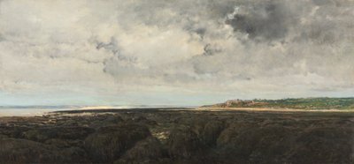 Villerville a Le Ratier-ből látható, 1855. alkotó: Charles Francois Daubigny