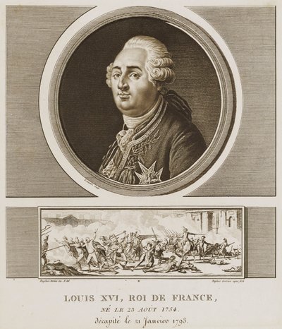 XVI. Franciaország királya alkotó: Charles Francois Gabriel Levachez
