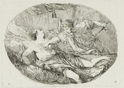 Tarquin és Lucretia alkotó: Charles Francois Hutin