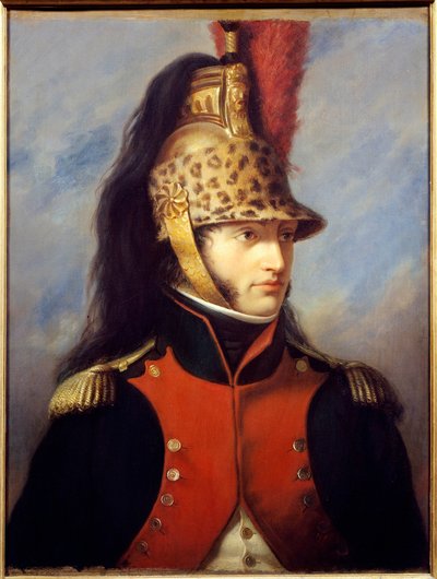 Louis Bonaparte (1778-1846) portréja, az 5. sárkányezred ezredesének egyenruhájában Charles Francois Jalabert (1819-1901) festménye 1852 Malmaison musee du chateau - Louis Bonaparte (1778-1846) portréja a sárkányok egyenruhájában az 5. re alkotó: Charles François Jalabert