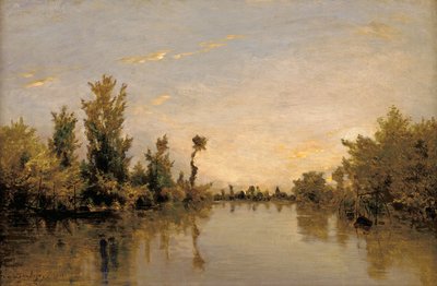 Szajna partjai alkotó: Charles Francois Daubigny