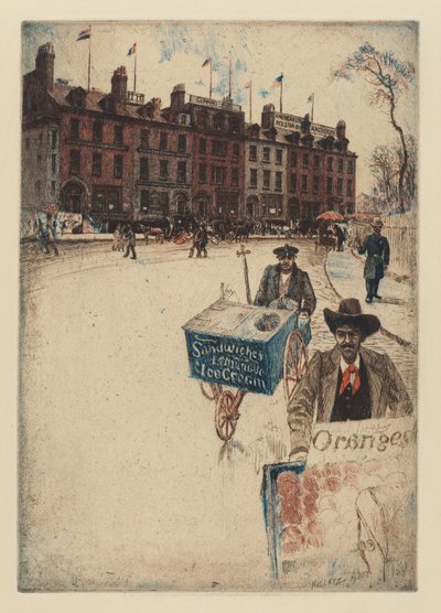 Bowling Green, 1910. alkotó: Charles Frederick William Mielatz