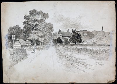 Cherhill, Wiltshire, 1892-1933 alkotó: Charles George Harper