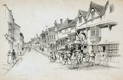 High Street, Canterbury, Kent alkotó: Charles George Harper
