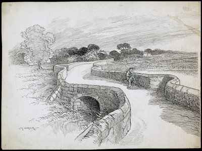 Swarkestone Bridge, Stanton By Bridge, Derbyshire alkotó: Charles George Harper