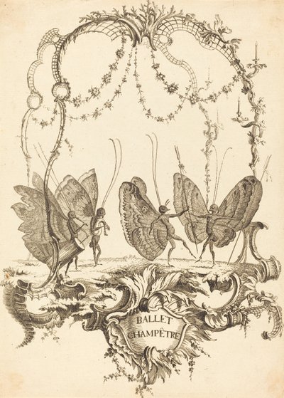 Country Balett alkotó: Charles Germain de Saint Aubin