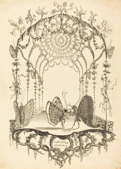 Olasz Színház alkotó: Charles Germain de Saint Aubin