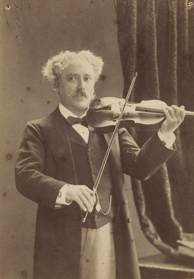Paul de Sarasate hegedűművész és zeneszerző portréja 1844-1908, c. 1890. alkotó: Charles Gerschel