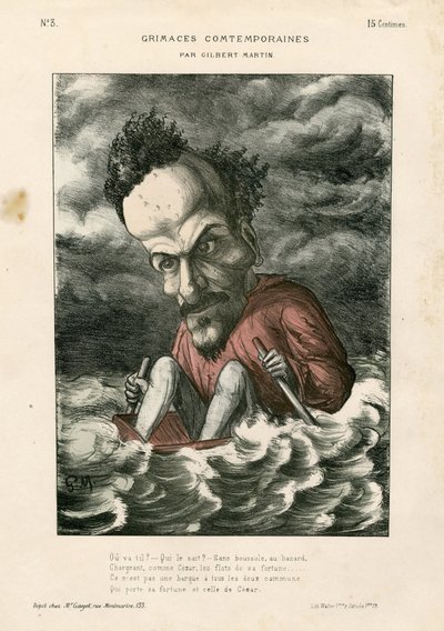 Kortárs grimaszok - Illusztráció: Charles Gilbert-Martin (1839-1905): Rochefort Henri (1831-1913) - Tenger alkotó: Charles Gilbert Martin