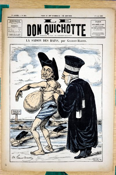 „A Don Quijote” borítója, 321. szám, Satiric en Colors alkotó: Charles Gilbert Martin