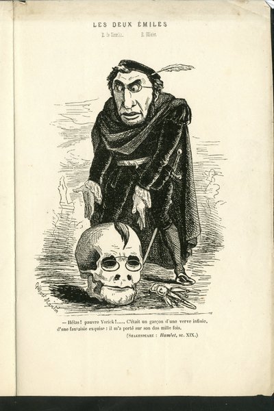Illusztráció: Charles Gilbert-Martin (1839-1905) a „Kortárs grimaszok” c. alkotó: Charles Gilbert Martin