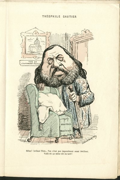 Illusztráció: Charles Gilbert-Martin (1839-1905) a „Kortárs grimaszok” c. alkotó: Charles Gilbert Martin