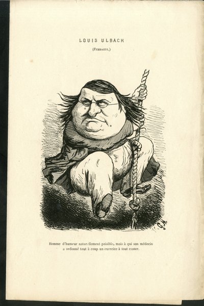 Charles Gilbert-Martin (1839-1905) illusztrációja a „Kortárs grimaszok” c. alkotó: Charles Gilbert Martin