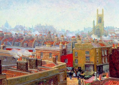 Egy sarok a Chelsea-ben alkotó: Charles Ginner