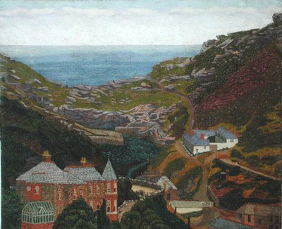 Penally Bridge, Boscastle (olaj, vászon) alkotó: Charles Ginner