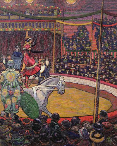 A cirkusz, 1913 körül (olaj, vászon) alkotó: Charles Ginner