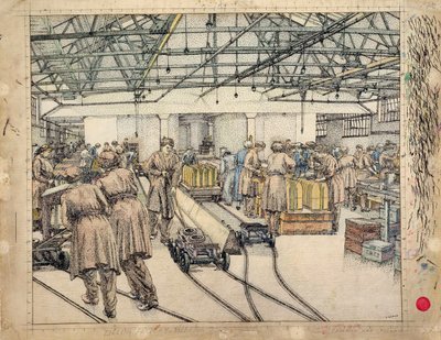 Töltőgyár, Hereford alkotó: Charles Ginner