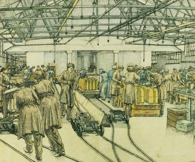 Töltőgyár, Hereford alkotó: Charles Ginner