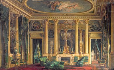 Szalon Monsieur Basile Parent szállodájában, Place Vendome, Párizs, 1866 alkotó: Charles Giraud