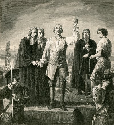 Davel őrnagy kivégzése alkotó: Charles Gleyre