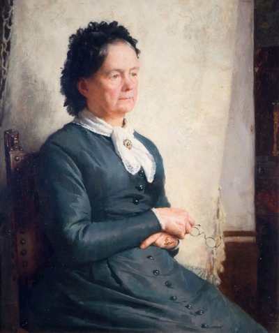 A művész anyjának portréja, 1885. alkotó: Charles Gogin
