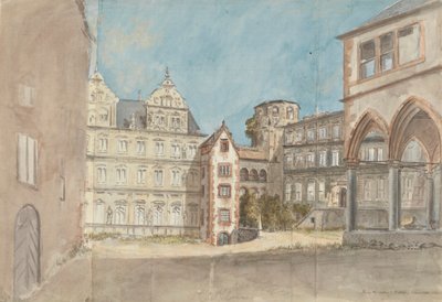 A Chateau du Heidelberg romjai alkotó: Charles Gore