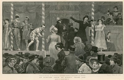Bartholomew Fair, London: Nyolcvan évvel ezelőtti régi műsor alkotó: Charles Green