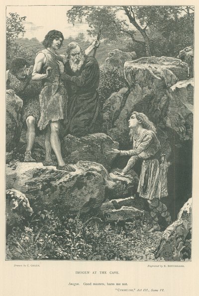 Illusztráció a Cymbeline számára alkotó: Charles Green