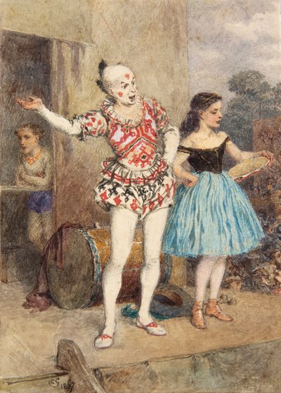 Fellépés a vásáron alkotó: Charles Green