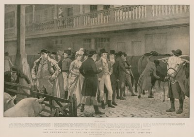 A Smithfield Club szarvasmarha-kiállítás századik évfordulója alkotó: Charles Green