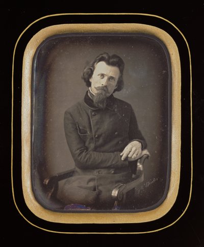 Ülő ember portréja alkotó: Charles H. Winter