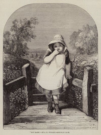 Sly Boots gravírozás alkotó: Charles Harvey Weigall