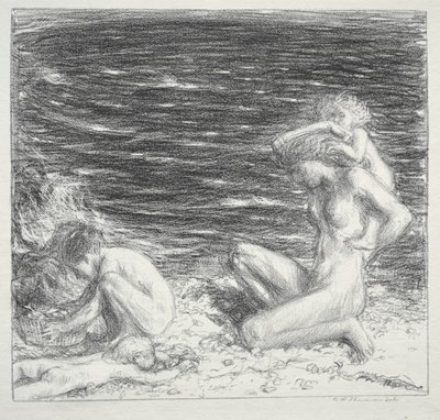Tenger és szellő, 1894. alkotó: Charles Haslewood Shannon