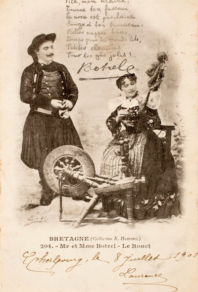 Régi képeslap / Le Rouet / Bretagne / Franciaország alkotó: Augustus Kollner