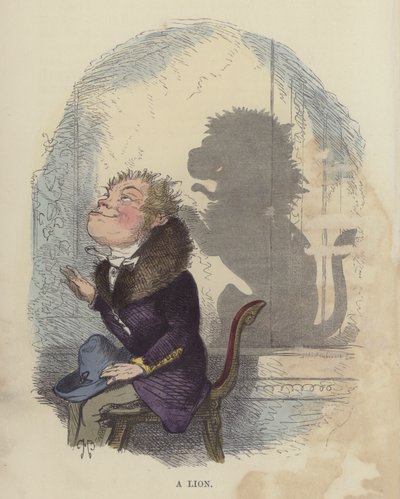 Oroszlán (színes metszet) alkotó: Charles Henry Bennett