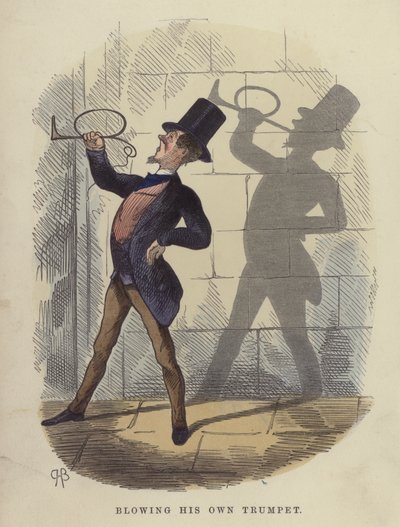 Saját trombitáját fújja alkotó: Charles Henry Bennett